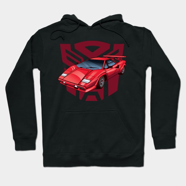 Transformers G1 Sideswipe Autobot Logo Symbol Hoodie by MiTs